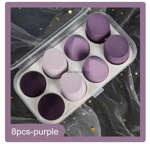 Ensemble d'éponges de maquillage 8 pièces
